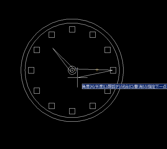CAD定數(shù)等分畫鐘表教程