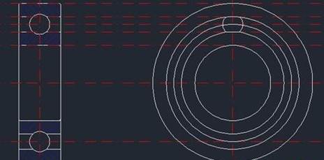 CAD畫深溝球軸承技巧