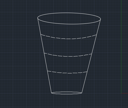 CAD繪制漏斗平面圖的教程