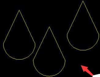 怎樣在CAD中快速繪制水滴？