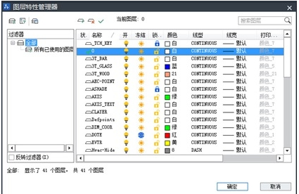 CAD圖層管理功能怎么用？