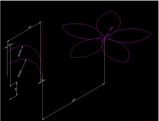CAD如何設(shè)計花？