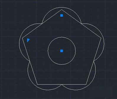 CAD中繪制花朵的簡單方法